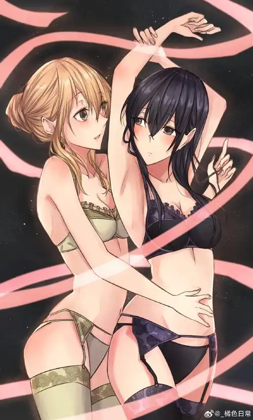 百合恋爱漫画封面
